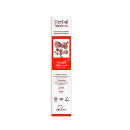 BIOAROMA Incienso Energia Ayurveda 5Packs x 12uds Aromaterapia Natural Ecológico Palmarosa Ylang Ylang Vainilla Certificado ICEA Comercio Justo Sostenible Vegano