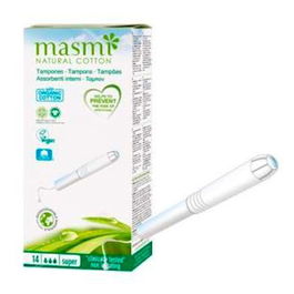 MASMI Tampones Super 14 Unidades Algodón Orgánico
