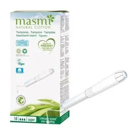 MASMI Tampones Super 14 Unidades Algodón Orgánico