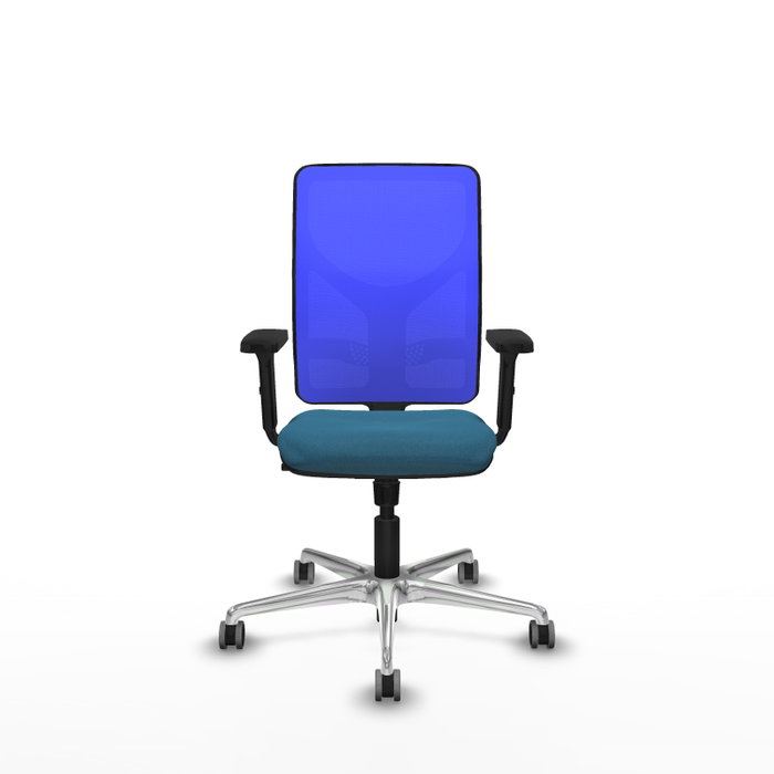 PIQUERAS Y CRESPO Silla de oficina Motilla con mecanismo Sincro, Verde petróleo y Azul PIQUERAS Y CRESPO Silla de oficina Motilla con mecanismo Sincro, Verde petróleo y Azul
