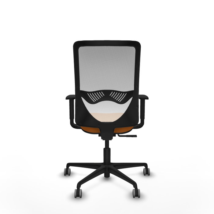 PIQUERAS Y CRESPO Silla de oficina Zulema Naranja y Blanco PIQUERAS Y CRESPO Silla de oficina Zulema Naranja y Blanco