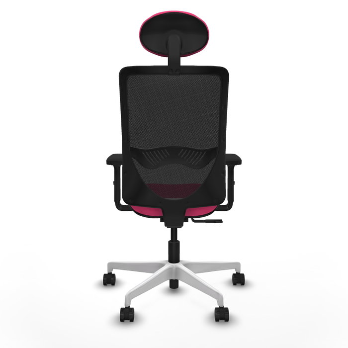 PIQUERAS Y CRESPO Silla de oficina Zulema con mecanismo Sincro, Rosa y Negro PIQUERAS Y CRESPO Silla de oficina Zulema con mecanismo Sincro, Rosa y Negro