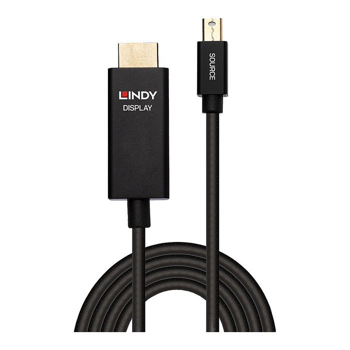 Lindy Adaptador de Cable Mini DisplayPort a HDMI 3 m 4K HDR Lindy Adaptador de Cable Mini DisplayPort a HDMI 3 m 4K HDR