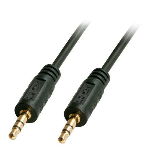 Lindy Cable de audio 3,5 mm de 20 m Negro