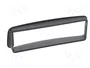 ACV Bastidor de montaje de radio para Peugeot 1 DIN, negro