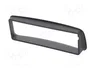 ACV Bastidor de montaje de radio para Peugeot 1 DIN, negro