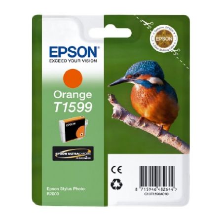 Epson Cartucho de Tinta T1599 Naranja para Stylus Photo R2000 Epson Cartucho de Tinta T1599 Naranja para Stylus Photo R2000