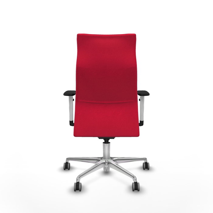 PIQUERAS Y CRESPO Sillón Albacete Rojo con Mecanismo Sincro y Base de Aluminio PIQUERAS Y CRESPO Sillón Albacete Rojo con Mecanismo Sincro y Base de Aluminio
