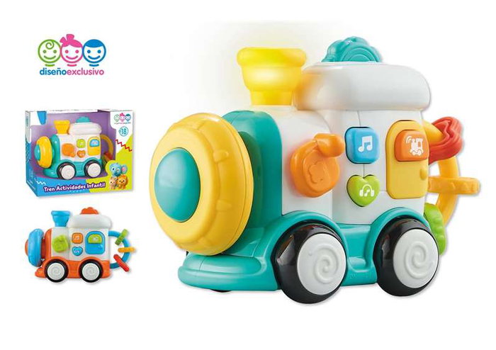 Jugatoys - misprimerosjuguetes Tren de actividades infantiles con sonidos - Modelos surtidos