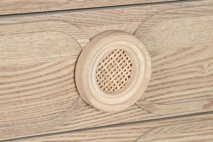 DKD Home Decor Chifonier Romantico Natural 5 Cajones 46x35x100 cm