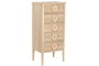 DKD Home Decor Chifonier Romantico Natural 5 Cajones 46x35x100 cm