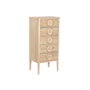 DKD Home Decor Chifonier Romantico Natural 5 Cajones 46x35x100 cm