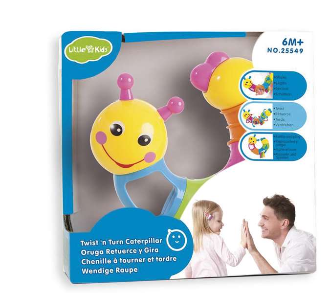 Creaciones Llopis Oruga de Actividades 13 x 14 cm para +12 Meses Creaciones Llopis Oruga de Actividades 13 x 14 cm para +12 Meses