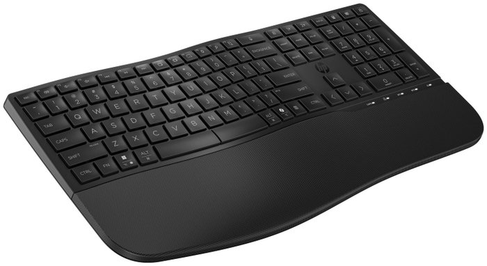 HP Teclado Inalámbrico 680 100% Full-Size Negro con Teclado Numérico y Teclas de Membrana Layout Polaco