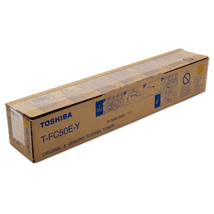 Toshiba TFC50EY Toner FC50EY Yellow Gelb, Toner Amarillo, 6AJ00000111, OEM 6AJ00000111, 6AJ00000225, 6AJ00000299