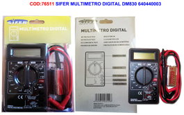 SIFER POLIMETRO MULTIMETRO DIGITAL DM830