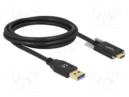 DeLOCK Cable USB 3.2 Gen 2 Tipo-A a USB Type-C con tornillos 2 m