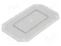 FIBOX Placa de ensamblaje perforada de plástico