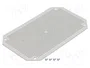 FIBOX Placa de ensamblaje perforada de plástico