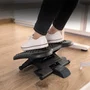 Tooq Reposapiés Ajustable Confort Negro