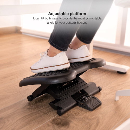 Tooq Reposapiés Ajustable Confort Negro Tooq Reposapiés Ajustable Confort Negro