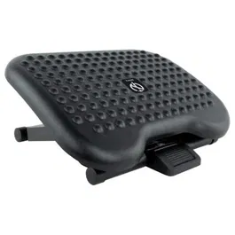 TooQ TQFR0603-B Reposapiés Ajustable e Inclinable, Negro, 460 x 340mm