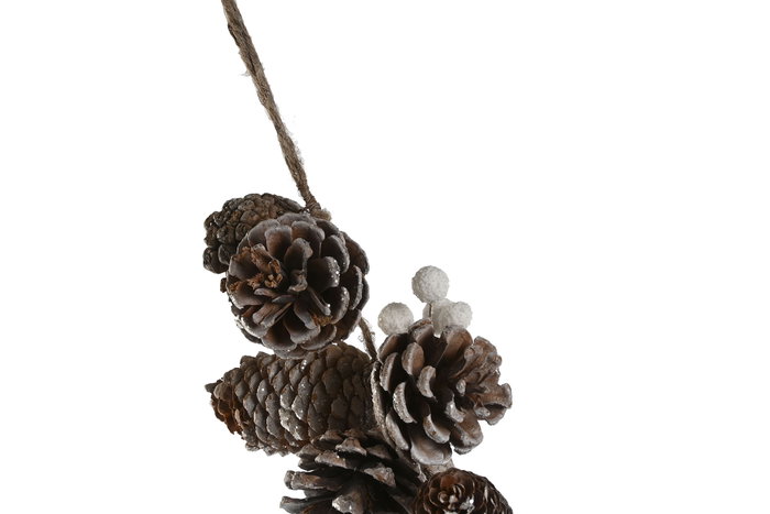DKD Home Decor Guirnalda LED Piña 8x8x120cm Natural