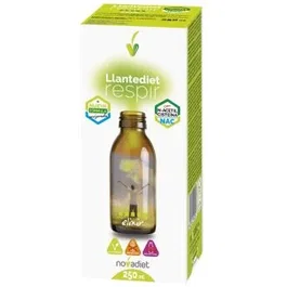 NOVADIET Llantendiet Respir Jarabe para Procesos Respiratorios con NAC, Vegano, Sin Gluten ni Lactosa 250ml