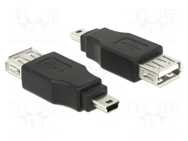 DeLOCK 65399 Adaptador mini USB A macho a USB A hembra