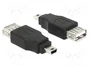 DeLOCK 65399 Adaptador mini USB A macho a USB A hembra