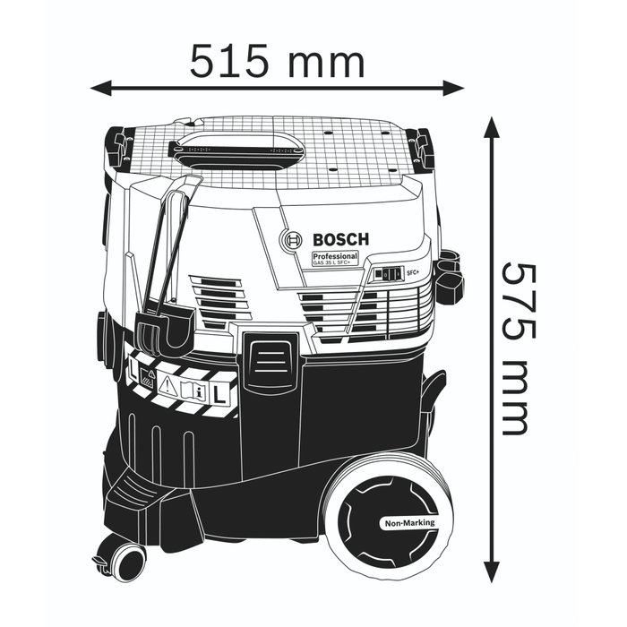 Bosch GAS 35 L SFC Aspiradora en seco y húmedo