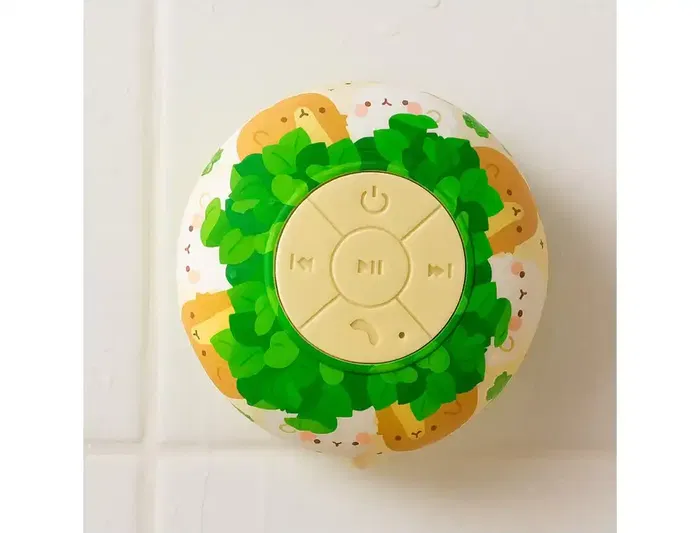 Wondee Altavoz Bluetooth Molang Waterproof con Ventosa Adhesiva y Micrófono para Ducha