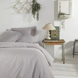 Today Funda nórdica Charme Chambray Gris claro Constance 260 x 240 cm