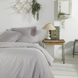Today Funda nórdica Charme Chambray Gris claro Constance 260 x 240 cm