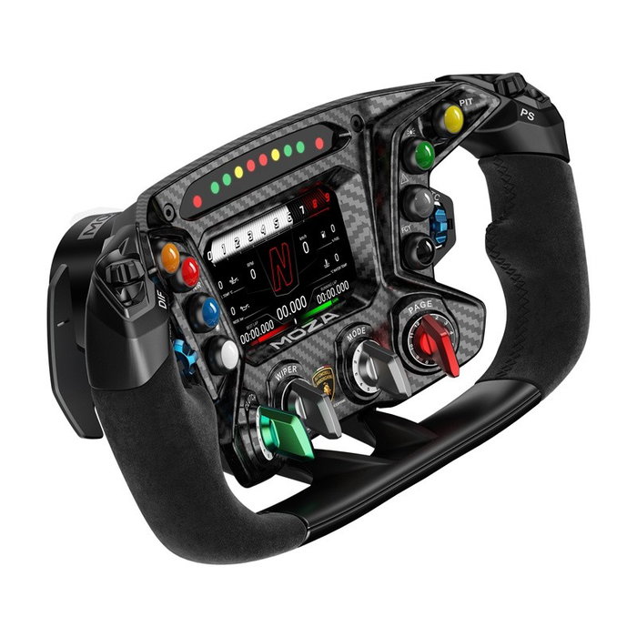 Moza Racing RS070 Volante de Carreras Negro