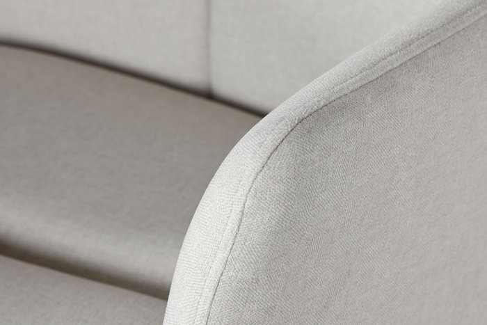 DKD Home Decor Silla de Metal y Poliéster Beige