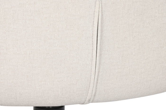 DKD Home Decor Silla de Metal y Poliéster Beige