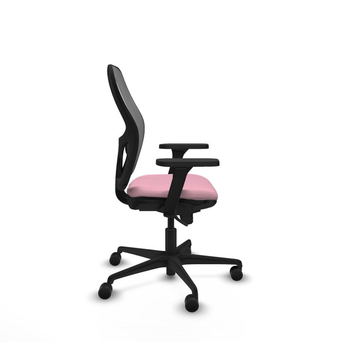 PIQUERAS Y CRESPO Silla de oficina Jorquera con mecanismo Sincro, Rosa y Gris PIQUERAS Y CRESPO Silla de oficina Jorquera con mecanismo Sincro, Rosa y Gris