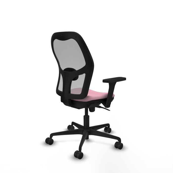 PIQUERAS Y CRESPO Silla de oficina Jorquera con mecanismo Sincro, Rosa y Gris PIQUERAS Y CRESPO Silla de oficina Jorquera con mecanismo Sincro, Rosa y Gris