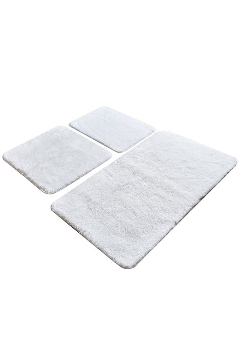 Mijölnir Juego de Alfombras de Baño Acrílicas White Antibacterianas Antideslizantes Lavables a Máquina 40x60cm 50x60cm 60x100cm Mijölnir Juego de Alfombras de Baño Acrílicas White Antibacterianas Antideslizantes Lavables a Máquina 40x60cm 50x60cm 60x100cm