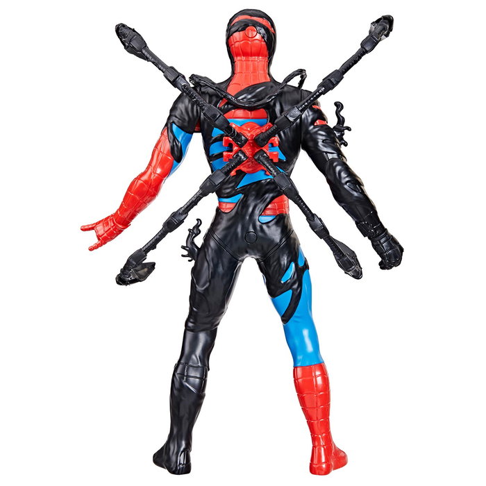 Hasbro G0728 Figura Spider-Man Venomizado Transformación Líquida Marvel de 27cm - Inglés, Francés, Alemán, Italiano, Portugués, Español