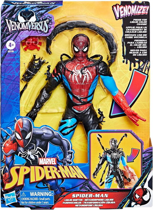 Hasbro Spider-Man VenomVersus Transformación Líquida Hasbro Spider-Man VenomVersus Transformación Líquida