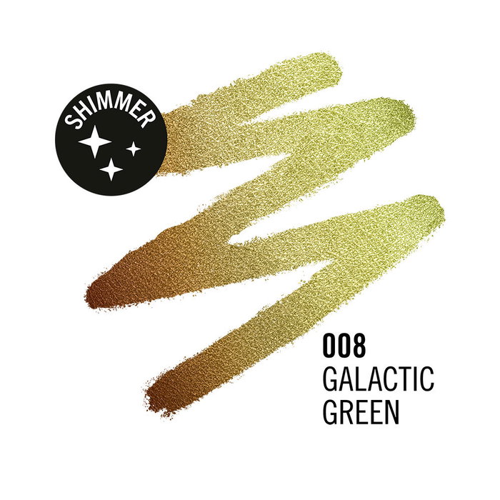 Rimmel London Wonder'Last Sombra de Ojos en Barra #008 Galactic Green 1,64 g - Larga Duración, Vegano, Cruelty Free - Sombra Stick Cremosa