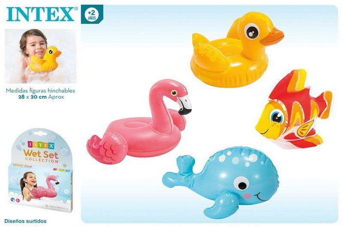 Intex Figura Hinchable Animales 28x20 cm (+ 2 años) - Modelos Surtidos