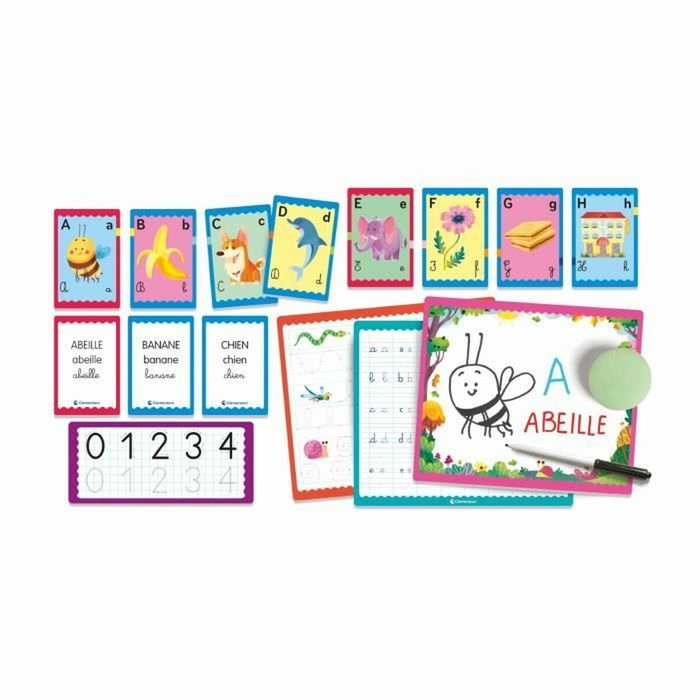 Clementoni Caja de juegos de escritura con 23 actividades