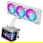 ASUS ROG Ryuo IV SLC 360 ARGB Blanco - Sistema de Refrigeración Líquida AIO para CPU, 3 Ventiladores 12cm, Compatible LGA1700/1851 AM4/AM5