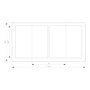 Siemens 5TG1322 Placa de pared estilo DELTA de 2 módulos, Blanco brillante