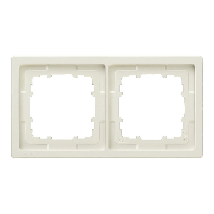 Siemens 5TG1322 DELTA style Rahmen 2fach blanco brillante Siemens 5TG1322 DELTA style Rahmen 2fach blanco brillante