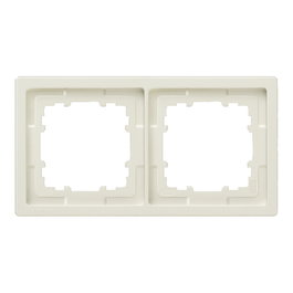 Siemens 5TG1322 Placa de pared estilo DELTA de 2 módulos, Blanco brillante