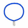 Bobroff Pulsera de Plata de Ley con Cristales Swarovski Azul BRCLT-BL